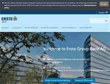 Tablet Screenshot of erstegroup.com